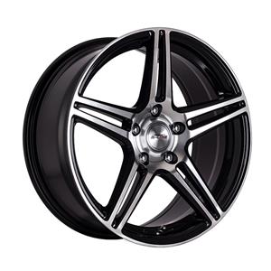 15″ A-Line Oslo 4/100 & 4/108 BKMF Alloy Wheels
