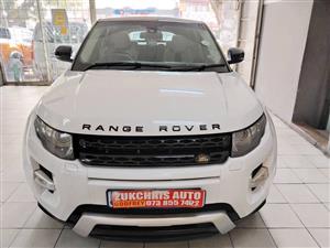 2012 RANGE ROVER EVOQUE SI4 PETROL   WHITE COLOUR   DOUBLE SUNROOF  REVERSE CAMERA  REVERSE SE