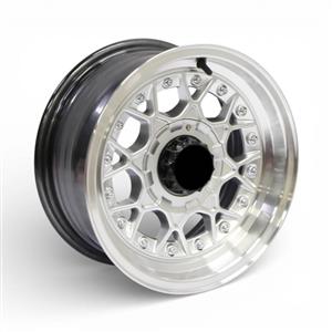 14″ M7640 4/100 & 4/114 Hyper Silver Alloy Wheels