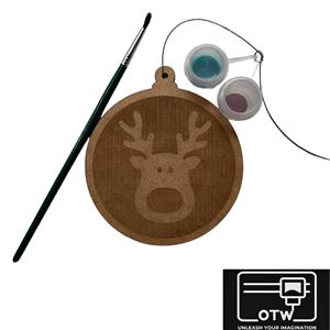 Rudolph DIY Tree Ornament