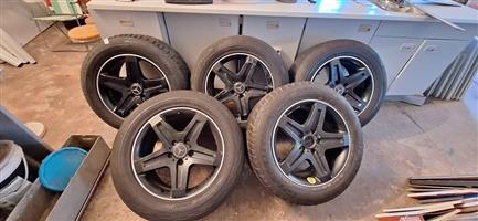 x5 Genuine Mercedes-Benz AMG 19" Ronal Alloy Wheels– 9.5Jx19 ET50 (A)