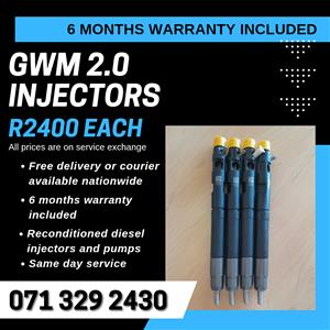 GWM 2.0 INJECTORS FOR SALE 