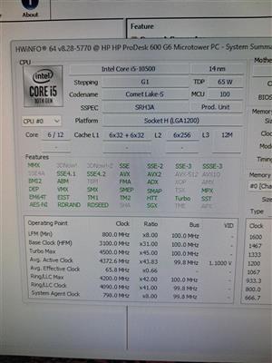 Intel Core I5 10500 (10th Gen)