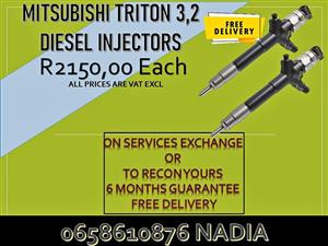 MITSUBISHI TRITON 3.2 DIESEL INJECTORS/FOR SALE OR RECON SERVICE