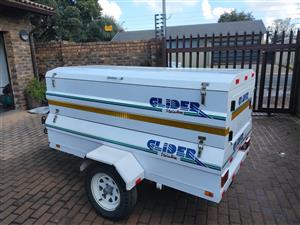 Glider stainless steel 7ft double trailer