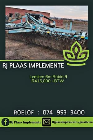 Lemken 6m Rubin 9