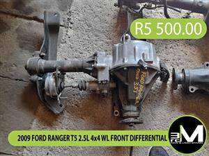 2009 FORD RANGER T5 2.5L 4x4 WL FRONT DIFFERENTIAL