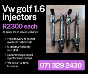 VW GOLF 1.6 INJECTORS FOR SALE WITH WARRANTY INCLUDED 