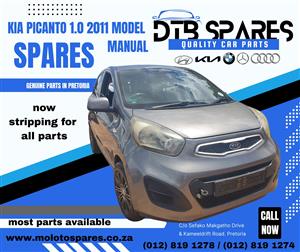 Kia Picanto 1.0 2011 model manual STRIPPING for Spare PARTS