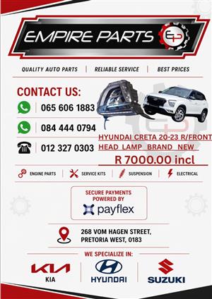 HYUNDAI CRETA 2020-2023 RIGHT HAND HEAD LAMP NEW FOR SALE