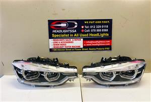 BMW F30/F31 LCI left and right side LED xenon headlights 