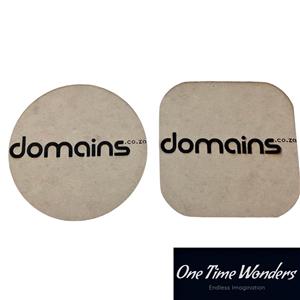 96mm Custom Engraved Coasters