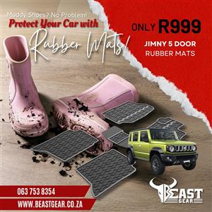 RUBBER MATS SUZUKI JIMMNY 5 DOOR
