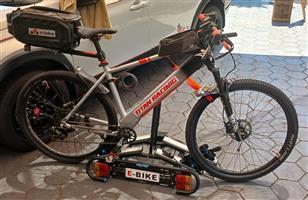 Titan charge 2.0 hardtail mountain ebike - large with E-bike carrier