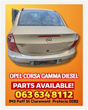 Opel corsa gamma diesel stripping for spares