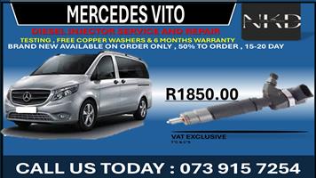 Mercedes Vito Diesel Injectors 