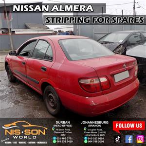 Nissan Almera Stripping For Spares