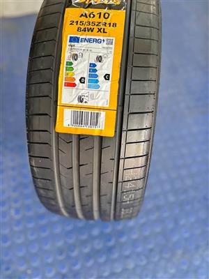 215/35/R18 APLUS A610 84W XL LIMITED STOVK AVAILABLE