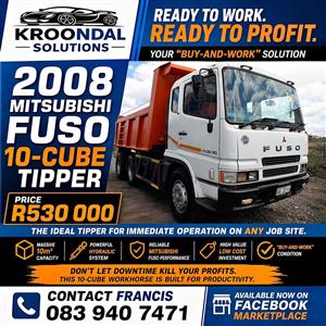 2008 Mitsubishi Fuso 10 ton tipper
