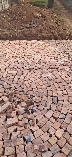 Half Bricks Paving We Do Installation And Supplying Materials Contact Us For Orders 