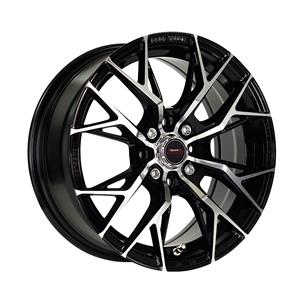 15″ A-Line Dazzle 4/100 & 4/108 Black Machine Face Alloy Wheels