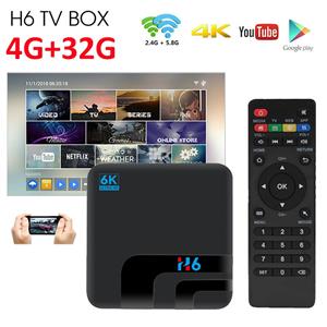H6 Tv box 4Gb Ram+ 32 Gb storage