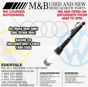 Air Shock Rear Right Side (Brand New) Suitable for Mercedes-Benz S-Class  1999-2005