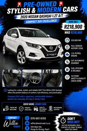 2020 Nissan Qashqai 1.2T CVT