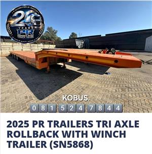 2025 PR TRAILER ROLLBACK LOWBED