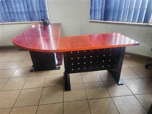 L shaped office desk