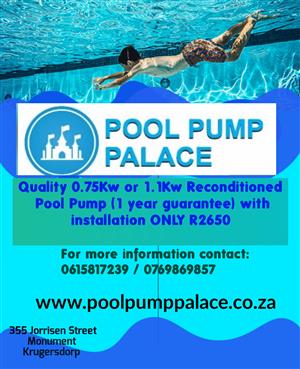 Reconditioned Pool Pumps 