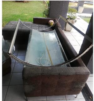 round shower - glass