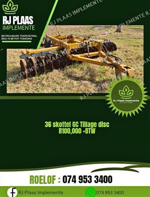 36 skottel GC Tillage dis