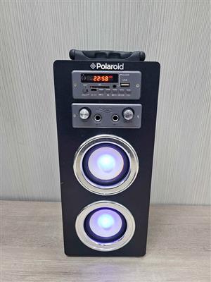 Polaroid rechargeable karaoke beatbox speaker.