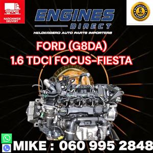 Import Ford 1.6 TDCI G8DA Engine.