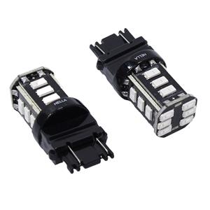 Hella 3157W P27 T20 LED Amber Bulbs (pair)