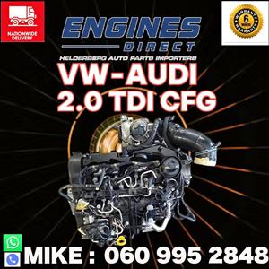 VW AUDI 2.0 TDI CFG Engine 