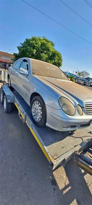 Mercedes benz E200 W211 code2 stripping for parts at Spareline Auto