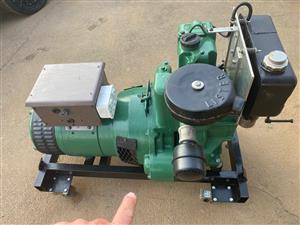 Lister diesel stationery engine with generator