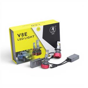 V8E Series 65w LED Bulb with Cooling Fan - H7 (pair)