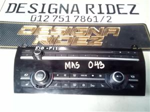  BMW F10 F11 LCI RADIO CLIMATE CONTROL PANEL A/C AIR CON HEATED SEATS