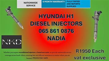 HYUNDAI H1 DIESEL INJECTORS FOR SALE -RECONDITIONED AND NEW