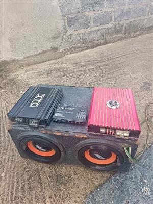 IcePower 17000kw amp and XTC AMP ×2 combo TARGA venon subwoofer