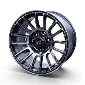 17″ Hammer 6/139 Silver & Matt Black Alloy Wheels