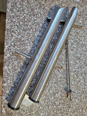 Fishing stands with auger