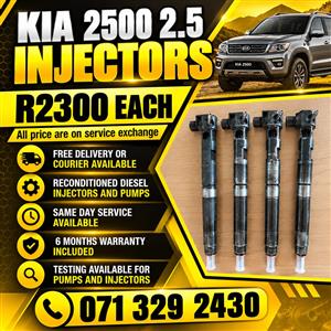 KIA 2500 2.5 INJECTORS FOR SALE 
