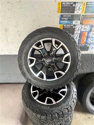 Toyota Legend 50 18” MAG RIMS (WITH USED TYRES)