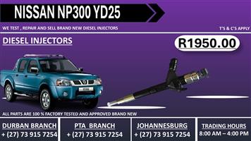 Nissan NP300 Yd25 Diesel Injectors 