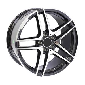 18″ GR8897 5/112 Black Machine Face Narrow & Wide Alloy Wheels