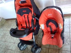 Graco Ultima Stroller and Baby Car seat combo
